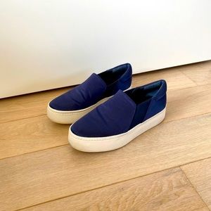 Vince platform slip ons